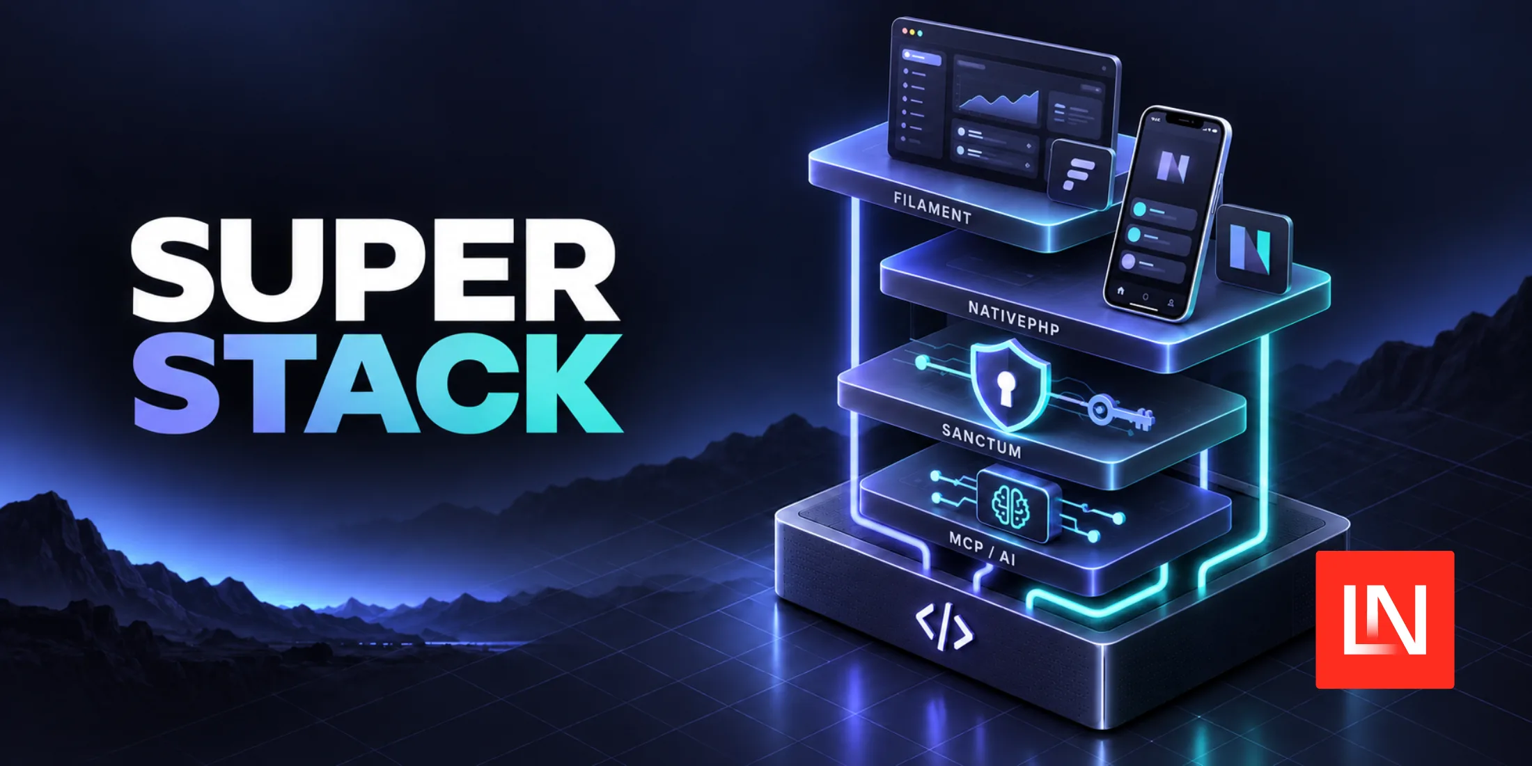 المكدس الفائق: مجموعة بداية Laravel مع فتيلة و NativePHP