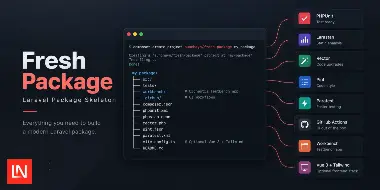 Fresh Package: Laravel Package Skeleton with Testbench, CI, and Boo...