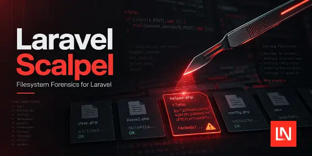 Laravel Scalpel Scans for Filesystem Intrusion Evidence